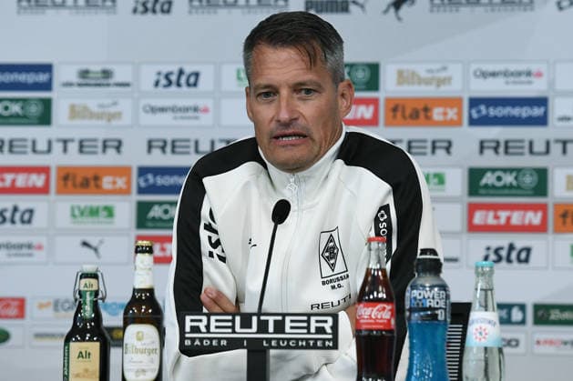 Vorstellung von Alexander Blessin als neuer Cheftrainer von Borussia Mönchengladbach am 23.09.2026 im ista-Borussia-Park in Mönchengladbach Alexander Blessin ( Trainer Cheftrainer Mönchengladbach )
