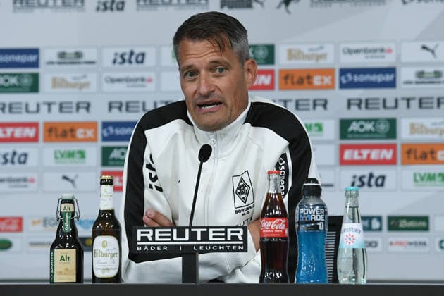 Vorstellung von Alexander Blessin als neuer Cheftrainer von Borussia Mönchengladbach am 23.09.2026 im ista-Borussia-Park in Mönchengladbach Alexander Blessin ( Trainer Cheftrainer Mönchengladbach )