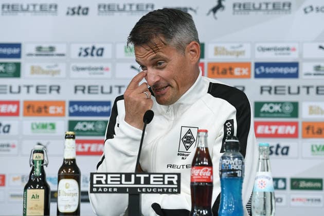 Vorstellung von Alexander Blessin als neuer Cheftrainer von Borussia Mönchengladbach am 23.09.2026 im ista-Borussia-Park in Mönchengladbach Alexander Blessin ( Trainer Cheftrainer Mönchengladbach )
