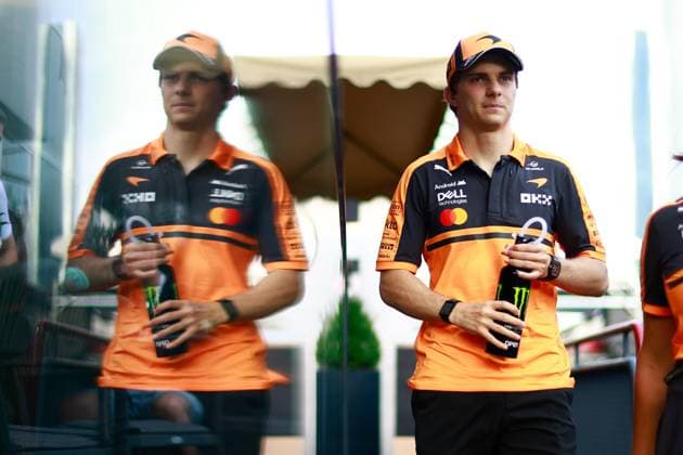 RUSSELL George (gbr), Mercedes AMG F1 Team W17, portrait F1 GP 15 Baku 2026