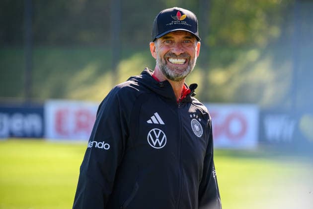 23.09.2026 - Fussball - DFB Deutscher Fussball Bund - Nationalmannschaft Nationalteam Deutschland - Training - - xwoxzix - Jürgen Klopp ( Bundestrainer Deutschland ) happy
