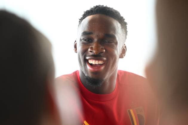 Italy v Belgium - UEFA Nations League 2026 Media Activities 23 09 2026 TUBIZE, BELGIUM - SEPTEMBER 23 : Keita Mandela midfielder of Belgium speaking with the media during a pre-match press conference, PK, Pressekonferenz ahead of the UEFA Nations League tournament league phase matchday 1 group A1 match between Italy and Belgium on September 23, 2026 in Tubize, Belgium, 23 09 2026 Tubize Belgium  Copyright: xVincentxKalutx