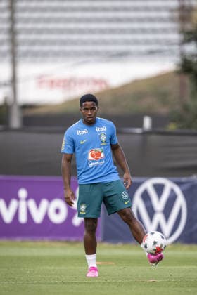 BRISBANE, AUSTRALIA, SEPTEMBER 23: Endrick of Brazil during a Brazilian national team, Nationalteam (Seleção Brasileira) training session at the Ballymore Stadium Annex in Brisbane, Australia. (Photo by Ricardo Noigueira Sports Press Photo) Copyright: xRicardoxNogueira SportsxPressxPhotox Sportspressphoto_SPR237554
