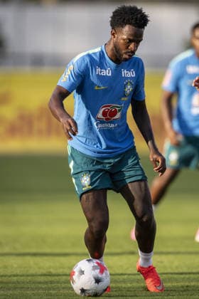 BRISBANE, AUSTRALIA, SEPTEMBER 23: Vinicius Junior of Brazil during a Brazilian national team, Nationalteam (Seleção Brasileira) training session at the Ballymore Stadium Annex in Brisbane, Australia. (Photo by Ricardo Noigueira Sports Press Photo) Copyright: xRicardoxNogueira SportsxPressxPhotox Sportspressphoto_SPR237572