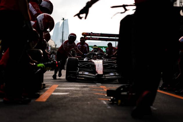 F1 - AZERBAIJAIN GRAND PRIX 2026 Scuderia Ferrari pit stop practice during the 2026 Formula 1 Azerbaijan Grand Prix, 15th round of the 2026 Formula One World Championship, WM, Weltmeisterschaft from September 24 to 26, 2026 on the Baku City Circuit, in Baku, Azerbaijan - BakuAzerbaijan  Copyright: xEricxAlonsox