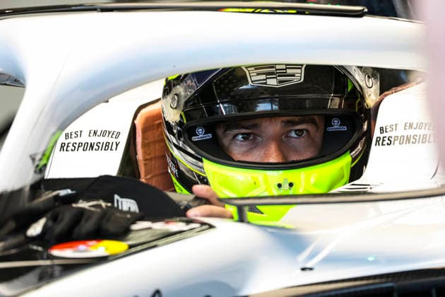 F1 - AZERBAIJAIN GRAND PRIX 2026 PEREZ Sergio (mex), Cadillac F1 Team MAC-26, portrait during the 2026 Formula 1 Azerbaijan Grand Prix, 15th round of the 2026 Formula One World Championship, WM, Weltmeisterschaft from September 24 to 26, 2026 on the Baku City Circuit, in Baku, Azerbaijan - BakuAzerbaijan  Copyright: xXavixBonillax