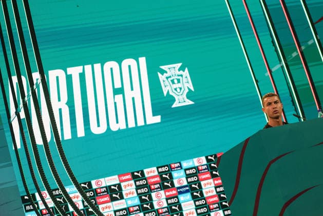 Lisbon, Portugal - September 23: Cristiano Ronaldo (Portugal) during the press conference, PK, Pressekonferenz before the UEFA Nations League 2026 27 League Phase Matchday 1 match between Portugal and Wales at Estadio Jose Alvalade in Lisbon, Portugal Copyright: HMBxMedia JoaquimxFerreira
