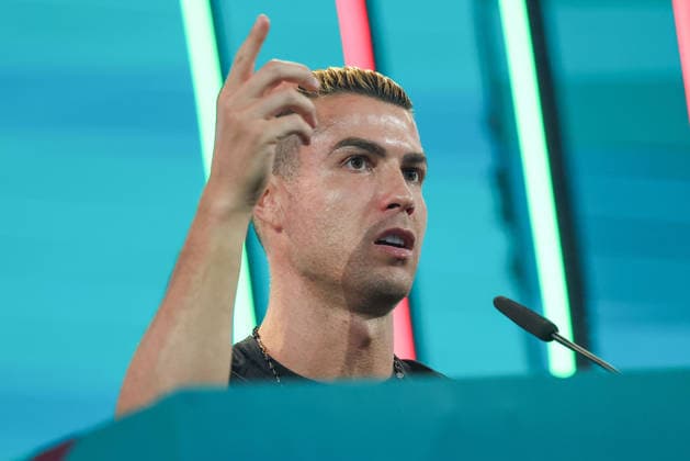 Lisbon, Portugal - September 23: Cristiano Ronaldo (Portugal) during the press conference, PK, Pressekonferenz before the UEFA Nations League 2026 27 League Phase Matchday 1 match between Portugal and Wales at Estadio Jose Alvalade in Lisbon, Portugal Copyright: HMBxMedia JoaquimxFerreira
