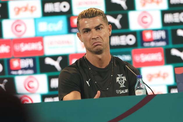 Lisbon, Portugal - September 23: Cristiano Ronaldo (Portugal) during the press conference, PK, Pressekonferenz before the UEFA Nations League 2026 27 League Phase Matchday 1 match between Portugal and Wales at Estadio Jose Alvalade in Lisbon, Portugal Copyright: HMBxMedia JoaquimxFerreira