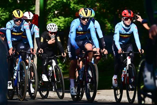 UCI 2026 Road World Championship, WM, Weltmeisterschaft Montreal 23 09 2026 MONTREAL, CANADA - SEPTEMBER 23 : Kopecky Lotte (BEL) pictured during the reconnaissance of the UCI Road World Championships circuit in Montreal on September 23, 2026 in Montreal, Canada, 23 09 2026 Montreal Canada  Copyright: xPeterxDexVoechtx