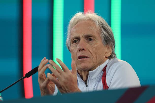 Lisbon, Portugal - September 23: Portugal s head coach Jorge Jesus (Portugal) during the press conference, PK, Pressekonferenz before the UEFA Nations League 2026 27 League Phase Matchday 1 match between Portugal and Wales at Estadio Jose Alvalade in Lisbon, Portugal Copyright: HMBxMedia JoaquimxFerreira