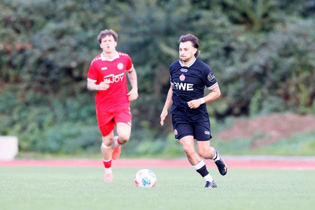 Fußball Testspiel SV Schermbeck - Rot-Weiss Essen am 23.09.2026 In der Volksbank-Arena in Schermbeck Florian Engelhardt ( Testspieler Rot-Weiss Essen )