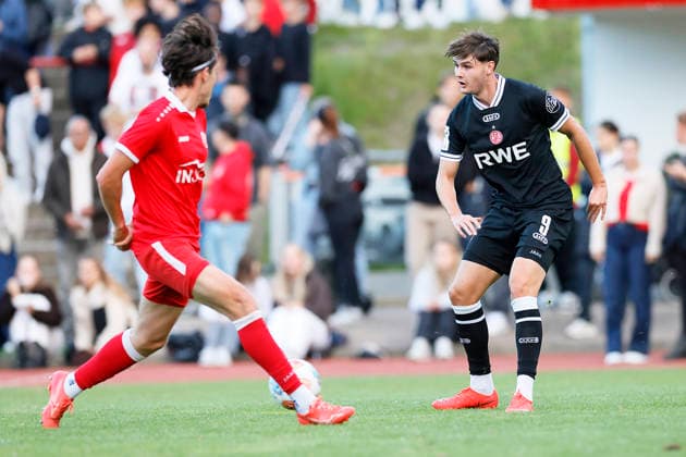 Fußball Testspiel SV Schermbeck - Rot-Weiss Essen am 23.09.2026 In der Volksbank-Arena in Schermbeck Jaka Cuber Potocnik ( Rot-Weiss Essen )