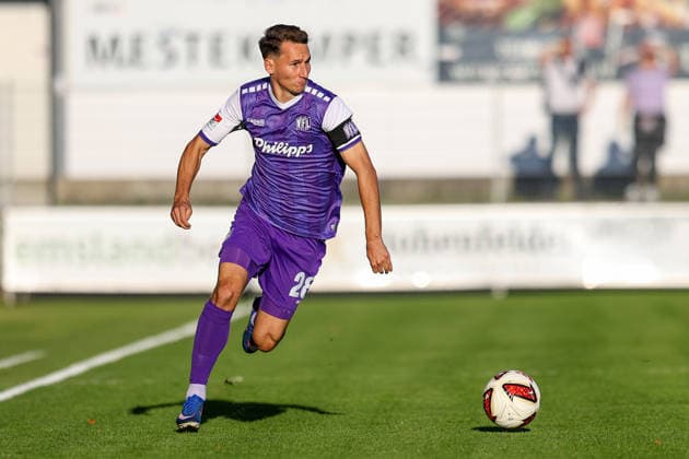 2026.09.23, xkwix, Fußball, Testspiel, SC Wiedenbrück - VfL Osnabrück, Jahnstadion, Testspiel, Saison 2026 2027: Konrad Faber (VfL Osnabrueck 28) DFB regulations prohibit any use of photographs as image sequences and or quasi-video. Photo: xKamilxWilkowskixPressefotoKochx Nordrhein-Westfalen Deutschland