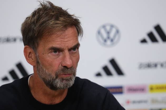 NED: Jurgen Klopp press conference, PK, Pressekonferenz Germany national team, Nationalteam head coach Jurgen Klopp press conference at MD-1 of Netherlands v Germany, UEFA Nations League match at Johan Cruyff Arena Stadium on September 23, 2026 in Amsterdam Netherlands. kpng Copyright: xBaguxBlancox xPRESSINPHOTOx PS_2627_JURG_002