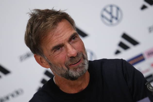 NED: Jurgen Klopp press conference, PK, Pressekonferenz Germany national team, Nationalteam head coach Jurgen Klopp press conference at MD-1 of Netherlands v Germany, UEFA Nations League match at Johan Cruyff Arena Stadium on September 23, 2026 in Amsterdam Netherlands. kpng Copyright: xBaguxBlancox xPRESSINPHOTOx PS_2627_JURG_005