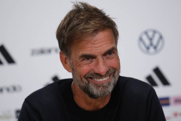 NED: Jurgen Klopp press conference, PK, Pressekonferenz Germany national team, Nationalteam head coach Jurgen Klopp press conference at MD-1 of Netherlands v Germany, UEFA Nations League match at Johan Cruyff Arena Stadium on September 23, 2026 in Amsterdam Netherlands. kpng Copyright: xBaguxBlancox xPRESSINPHOTOx PS_2627_JURG_012