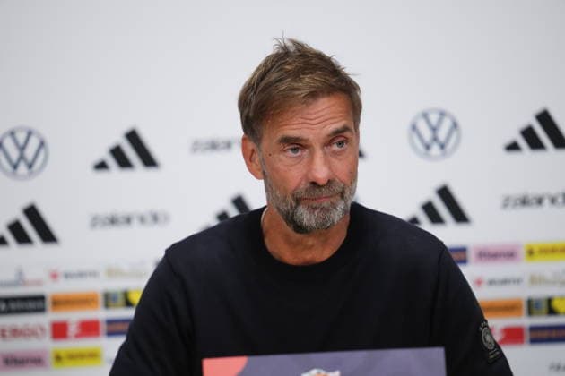 NED: Jurgen Klopp press conference, PK, Pressekonferenz Germany national team, Nationalteam head coach Jurgen Klopp press conference at MD-1 of Netherlands v Germany, UEFA Nations League match at Johan Cruyff Arena Stadium on September 23, 2026 in Amsterdam Netherlands. kpng Copyright: xBaguxBlancox xPRESSINPHOTOx PS_2627_JURG_022