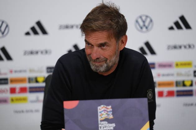 NED: Jurgen Klopp press conference, PK, Pressekonferenz Germany national team, Nationalteam head coach Jurgen Klopp press conference at MD-1 of Netherlands v Germany, UEFA Nations League match at Johan Cruyff Arena Stadium on September 23, 2026 in Amsterdam Netherlands. kpng Copyright: xBaguxBlancox xPRESSINPHOTOx PS_2627_JURG_033