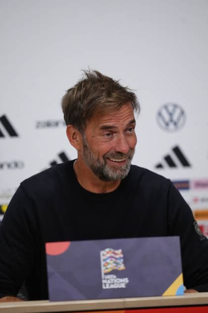 NED: Jurgen Klopp press conference, PK, Pressekonferenz Germany national team, Nationalteam head coach Jurgen Klopp press conference at MD-1 of Netherlands v Germany, UEFA Nations League match at Johan Cruyff Arena Stadium on September 23, 2026 in Amsterdam Netherlands. kpng Copyright: xBaguxBlancox xPRESSINPHOTOx PS_2627_JURG_008