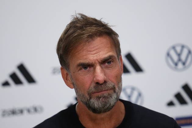 NED: Jurgen Klopp press conference, PK, Pressekonferenz Germany national team, Nationalteam head coach Jurgen Klopp press conference at MD-1 of Netherlands v Germany, UEFA Nations League match at Johan Cruyff Arena Stadium on September 23, 2026 in Amsterdam Netherlands. kpng Copyright: xBaguxBlancox xPRESSINPHOTOx PS_2627_JURG_014