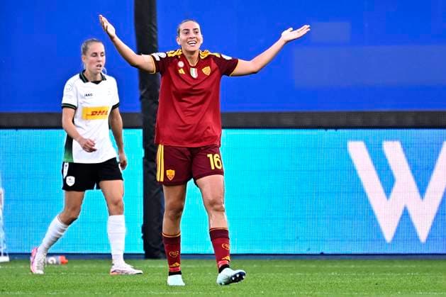 OH Leuven v AS Roma - UEFA Women s Champions League LEUVEN, BELGIUM - SEPTEMBER 23 : Corelli Alice forward of AS Roma during the UEFA Women s Champions League 2026 27 League Phase MD1 match between OH Leuven and AS Roma on September 23, 2026 in Leuven, Belgium, 23 09 2026 Leuven Belgium  Copyright: xTomasxSiskx