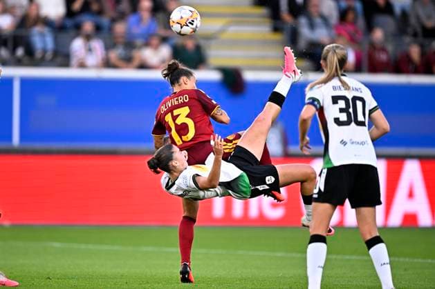 OH Leuven v AS Roma - UEFA Women s Champions League LEUVEN, BELGIUM - SEPTEMBER 23 : Papatheodorou Ioanna forward of OH Leuven during the UEFA Women s Champions League 2026 27 League Phase MD1 match between OH Leuven and AS Roma on September 23, 2026 in Leuven, Belgium, 23 09 2026 Leuven Belgium  Copyright: xTomasxSiskx