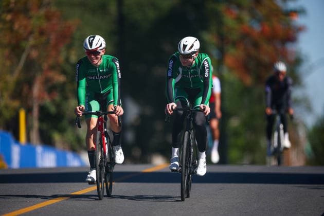 2026 UCI Road World Championships Picture by Vaughn Ridley SWpix.com - 23 09 2026 - Cycling - 2026 UCI Road World Championships - MontrÃ al, Canada - Training Practice - Ireland Copyright: x xSWpix.comx(t axPhotographyxHubxLtd)xVaughnxRidley SWpix.comx SWP-3521-2142