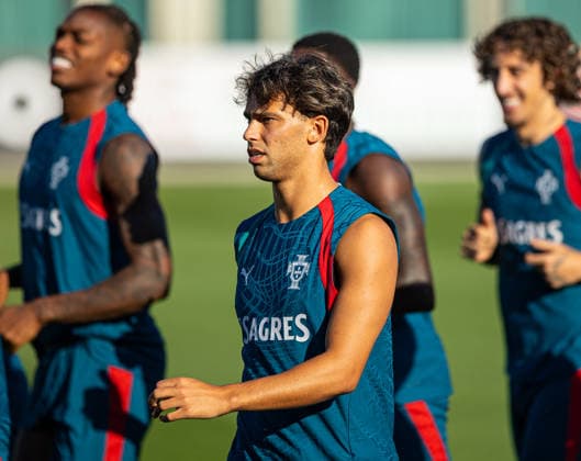 Football - UEFA Nations League - Group A4 - Portugal v Wales - MD-1 LISBON, PORTUGAL - Wednesday, September 23, 2026: Portugal s Joao FÃ lix during a training session at the Cidade do Futebol ahead of the UEFA Nations League Group A4 match between Portugal and Wales. (Photo by Amanda McMaster Propaganda) LISBON Cidade do Futebol LISBON PORTUGAL  Copyright: xAmandaxMcMasterx 2026-09-23-035-Portugal_Wales_MD-1