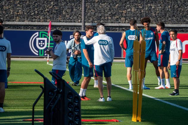 September 23, 2026, Lisbon, Lisbon, Portugal: Portugal national team, Nationalteam training session at the Cidade do Futebol in Oeiras ahead of their UEFA Nations League qualifying match against Wales. Lisbon Portugal - ZUMAr238 20260923_zip_r238_005 Copyright: xRicardoxRochax