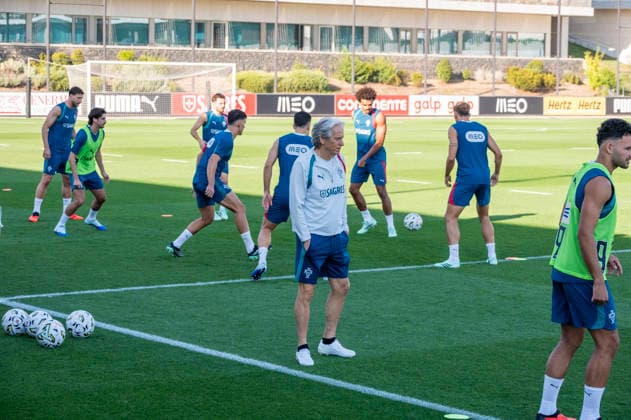 September 23, 2026, Lisbon, Lisbon, Portugal: Portugal national team, Nationalteam training session at the Cidade do Futebol in Oeiras ahead of their UEFA Nations League qualifying match against Wales. Lisbon Portugal - ZUMAr238 20260923_zip_r238_017 Copyright: xRicardoxRochax