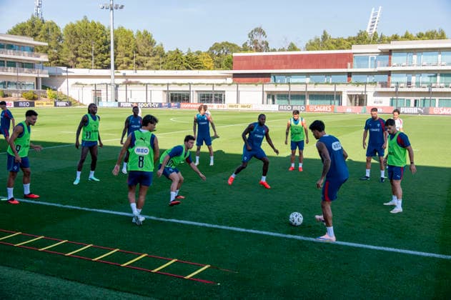 September 23, 2026, Lisbon, Lisbon, Portugal: Portugal national team, Nationalteam training session at the Cidade do Futebol in Oeiras ahead of their UEFA Nations League qualifying match against Wales. Lisbon Portugal - ZUMAr238 20260923_zip_r238_022 Copyright: xRicardoxRochax