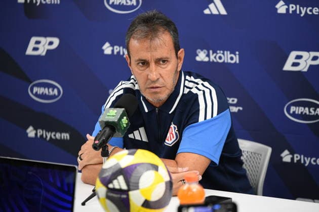 Costa Rica national team, Nationalteam press conference, PK, Pressekonferenz 2026 2027 Concacaf Nations League A Costa Rica National Team coach Fernando Batista, during the press conference previous to the match to be played between the National Teams of Costa Rica and Curacao. 2026 2027 Concacaf Nations League League A, Group A. 23.09.26. FCRF - Plycem Sports Complex, Alajuela, Costa Rica. Photo Jose Campos PMEimages Alajuela Alajuela Costa Rica Copyright: xJosexCamposx xPMEimagesx
