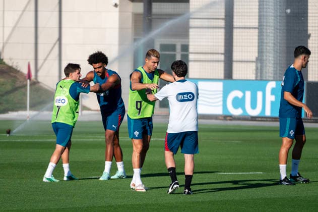 September 23, 2026, Lisbon, Lisbon, Portugal: Portugal national team, Nationalteam training session at the Cidade do Futebol in Oeiras ahead of their UEFA Nations League qualifying match against Wales. Lisbon Portugal - ZUMAr238 20260923_zip_r238_026 Copyright: xRicardoxRochax