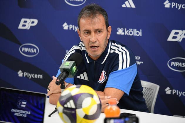 Costa Rica national team, Nationalteam press conference, PK, Pressekonferenz 2026 2027 Concacaf Nations League A Costa Rica National Team coach Fernando Batista, during the press conference previous to the match to be played between the National Teams of Costa Rica and Curacao. 2026 2027 Concacaf Nations League League A, Group A. 23.09.26. FCRF - Plycem Sports Complex, Alajuela, Costa Rica. Photo Jose Campos PMEimages Alajuela Alajuela Costa Rica Copyright: xJosexCamposx xPMEimagesx