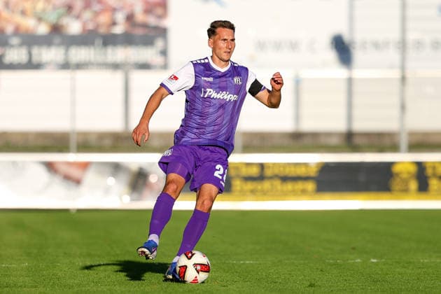 2026.09.23, xkwix, Fußball, Testspiel, SC Wiedenbrück - VfL Osnabrück, Jahnstadion, Testspiel, Saison 2026 2027: Konrad Faber (VfL Osnabrueck 28) DFB regulations prohibit any use of photographs as image sequences and or quasi-video. Photo: xKamilxWilkowskixPressefotoKochx Nordrhein-Westfalen Deutschland
