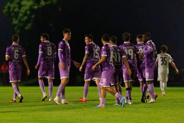 Team (FC Ingolstadt 04) Tor zum 0 : 2 beim Spiel zwischen TSV Landsberg v FC Ingolstadt 04, Fussball, Herren, Toto-Pokal, 2026 2027, Viertelfinale am 23.09.2026 in Landsberg am Lech, Sportpark. Bayern Deutschland