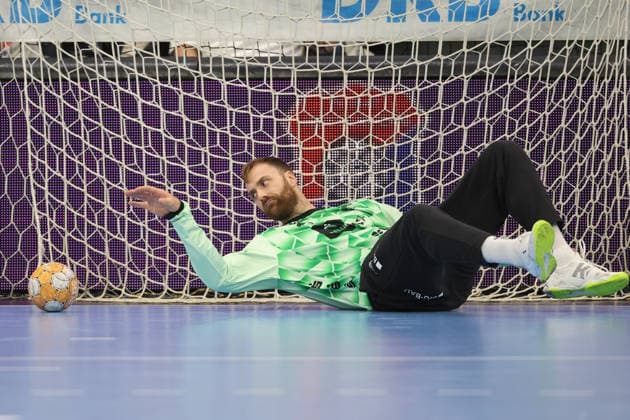 TV Hüttenberg - THW Kiel, DHB-Pokal Torwart Andreas Wolff (THW Kiel, 33). DHB-Pokalspiel der 2. Runde zwischen dem TV Hüttenberg und dem THW Kiel am 23. September 2026 in der Buderus-Arena in Wetzlar., Wetzlar Hessen Deutschland Buderus-Arena