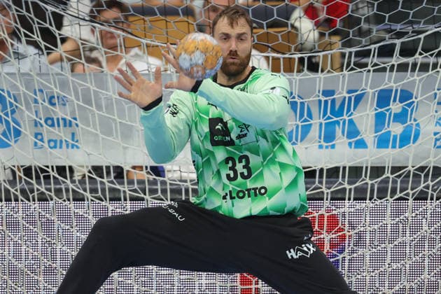 TV Hüttenberg - THW Kiel, DHB-Pokal Torwart Andreas Wolff (THW Kiel, 33). DHB-Pokalspiel der 2. Runde zwischen dem TV Hüttenberg und dem THW Kiel am 23. September 2026 in der Buderus-Arena in Wetzlar., Wetzlar Hessen Deutschland Buderus-Arena