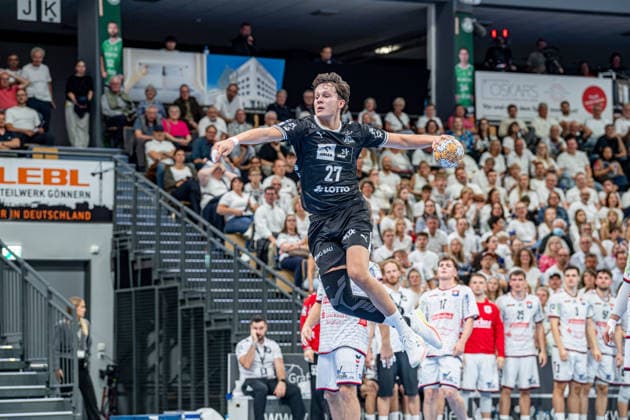 DHB Pokal; TV Hüttenberg - THW Kiel, 23.09.26 Vincent Faciejew (THW Kiel, 27), DHB Pokal; TV Hüttenberg - THW Kiel: Wetzlar, 23.09.26 Copyright: xBEAUTIFULxSPORTS Roeczeyx