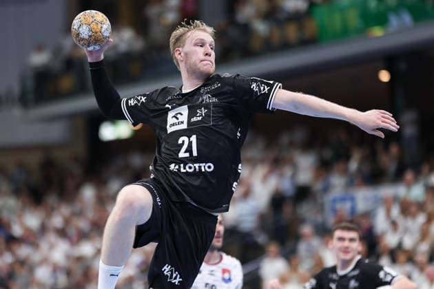 TV Hüttenberg - THW Kiel, DHB-Pokal Eric Johansson (THW Kiel, 21). DHB-Pokalspiel der 2. Runde zwischen dem TV Hüttenberg und dem THW Kiel am 23. September 2026 in der Buderus-Arena in Wetzlar., Wetzlar Hessen Deutschland Buderus-Arena
