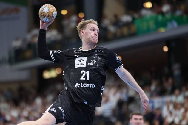 TV Hüttenberg - THW Kiel, DHB-Pokal Eric Johansson (THW Kiel, 21). DHB-Pokalspiel der 2. Runde zwischen dem TV Hüttenberg und dem THW Kiel am 23. September 2026 in der Buderus-Arena in Wetzlar., Wetzlar Hessen Deutschland Buderus-Arena