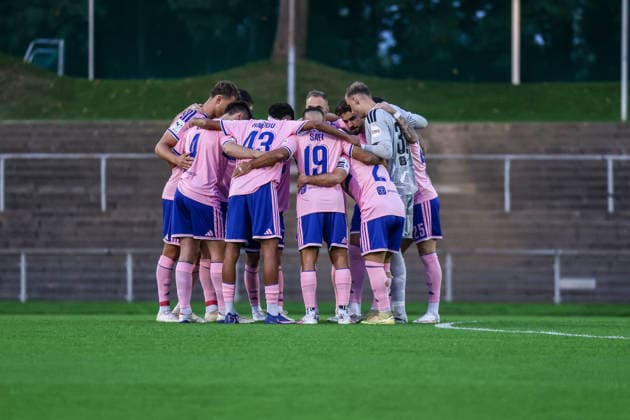 Fussball, FVN Niederrheinpokal Saison 2026 2027 2.Runde Rheydter SV - MSV Duisburg 23.09.2026, Grenzlandstadion Teamkreis MSV Duisburg Mönchengladbach Grenzlandstadion Nordrhein-Westfalen Deutschland