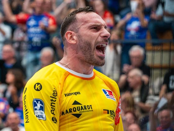 Vladimir Cupara (HBW Balingen-Weilstetten 16), HBW Balingen-Weilstetten vs. TSV Hannover-Burgdorf, Handball, DHB-Pokal, 2. Runde, Saison 2026 2027, 23.09.2026, HBW Balingen-Weilstetten vs. TSV Hannover-Burgdorf, Handball, DHB-Pokal, 2. Runde, Saison 2026 2027, 23.09.2026 Balingen Copyright: xEibner-Pressefoto FlorianxSchustx EP_FSU