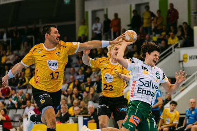 Rutger ten Velde (FRISCH AUF Goeppingen) Handball, DHB-Pokal der Maenner, Saison 2026 2027, 2. Runde, HSC 2000 Coburg vs.FRISCH AUF Goeppingen, am 23.09.2026 in der HUK-COBURG arena in Coburg, Deutschland. Editorial use only. Handball, DHB-Pokal 2026 2027, HSC 2000 Coburg - FRISCH AUF Goeppingen Coburg Copyright: xEibner-Pressefotox EP_