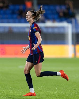 September 23, 2026, Sant Joan Despo, Catalonia, Spain: Caroline Graham Hansen and his teammates of FC Barcelona, Barca celebrate a goal during the UEFA WomenÃ¢â‚¬â ¢s Champions League Matchday 1 match between FC Barcelona and Paris FC at Estadi Johan Cruyff in Sant Joan DespoÂ­, Barcelona, Spain. Sant Joan Despo Spain - ZUMAs316 20260923_znp_s316_057 Copyright: xMartixSeguraxRamonedax