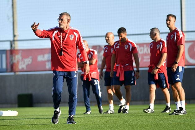 Croatia, Rijeka, 23.09.2026. HNK Rijeka training camp. Training of the Croatian national football team ahead of the Nations League match against the Czech Republic. In the photo: Slaven Bilic. Photo: Damir Skomrlj CROPIX Copyright: xxDamirxSkomrljx trening_reprezentacija11-230926