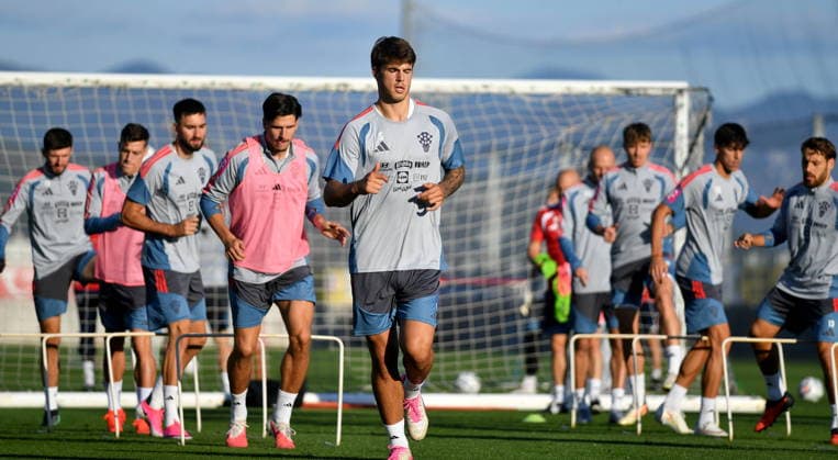 Croatia, Rijeka, 23.09.2026. HNK Rijeka training camp. Training of the Croatian national football team ahead of the Nations League match against the Czech Republic. In the photo: training. Photo: Damir Skomrlj CROPIX Copyright: xxDamirxSkomrljx trening_reprezentacija18-230926