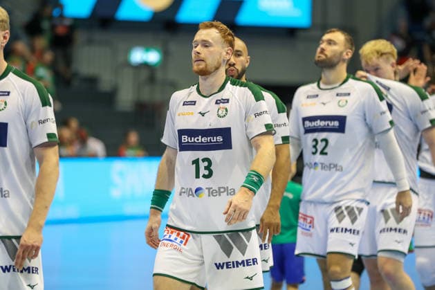 23.09.2026, xgox, Handball - DHB Pokal 2. Runde SC Magdeburg - HSG Wetzlar emspor, v.l. Tomas Piroch (Wetzlar, 13) enttaeuscht, schaut enttaeuscht, niedergeschlagen, disappointed Magdeburg