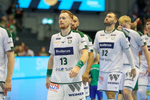 23.09.2026, xgox, Handball - DHB Pokal 2. Runde SC Magdeburg - HSG Wetzlar emspor, v.l. Tomas Piroch (Wetzlar, 13) enttaeuscht, schaut enttaeuscht, niedergeschlagen, disappointed Magdeburg